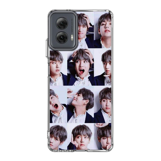Kim Tae-hyung Collage Motorola Moto G Power 5G 2024 Case