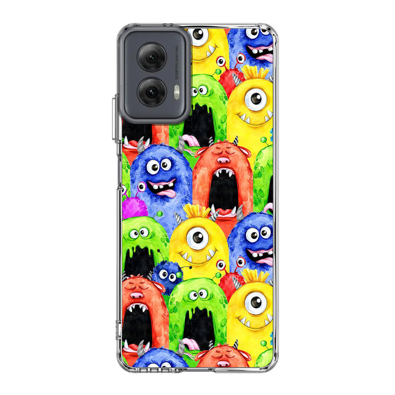 Monster Watercolor Art Motorola Moto G Power 5G 2024 Case