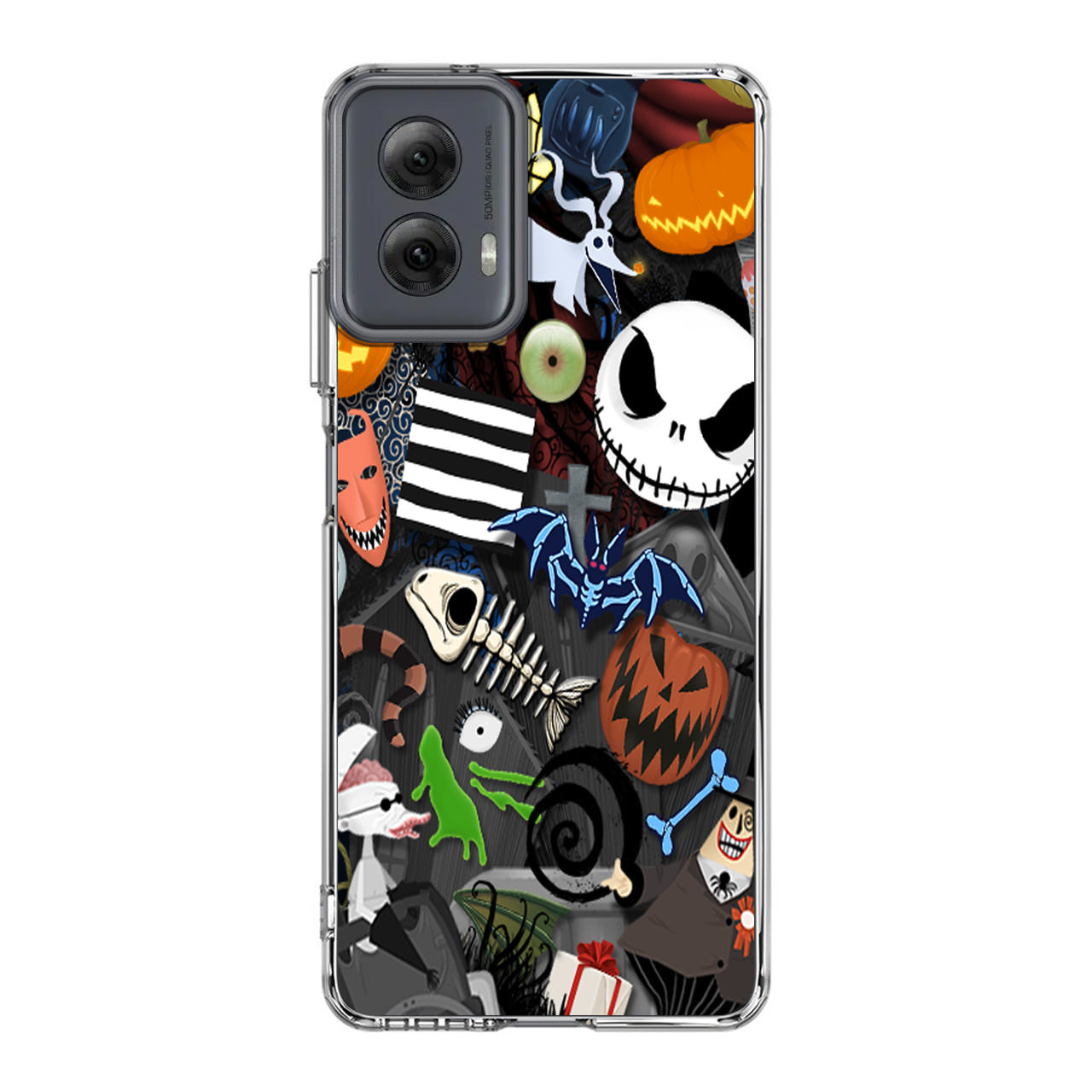 Nightmare Before Chrismast Collage Motorola Moto G Power 5G 2024 Case