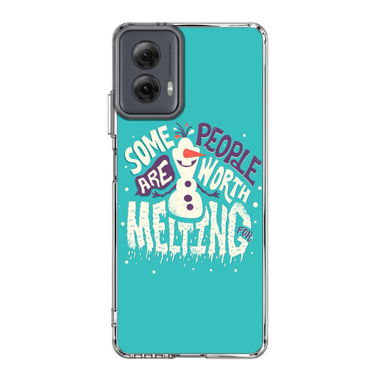 Olaf Frozen Is Melting Motorola Moto G Power 5G 2024 Case