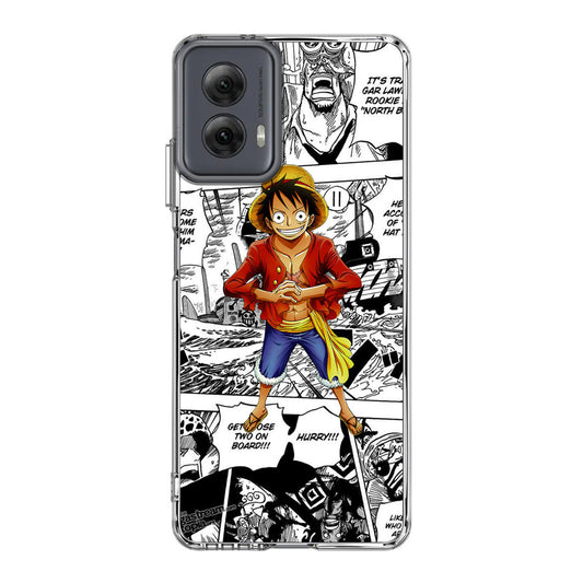 One Piece Luffy Comics Motorola Moto G Power 5G 2024 Case