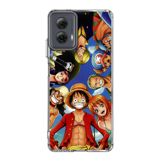 One Piece Luffy Crew Motorola Moto G Power 5G 2024 Case