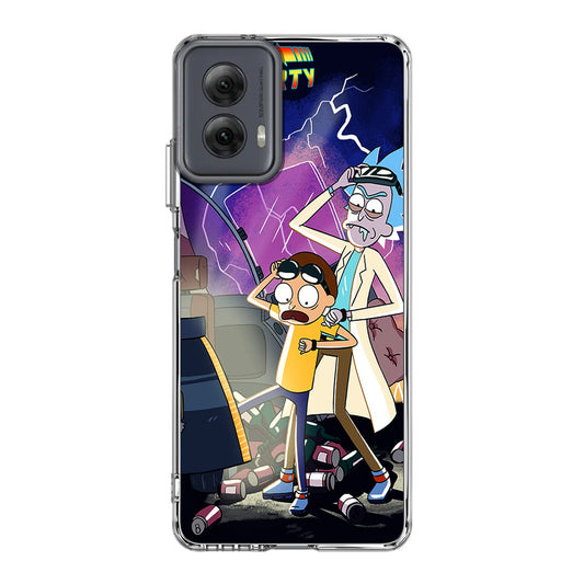 Rick And Morty Back To The Future Motorola Moto G Power 5G 2024 Case