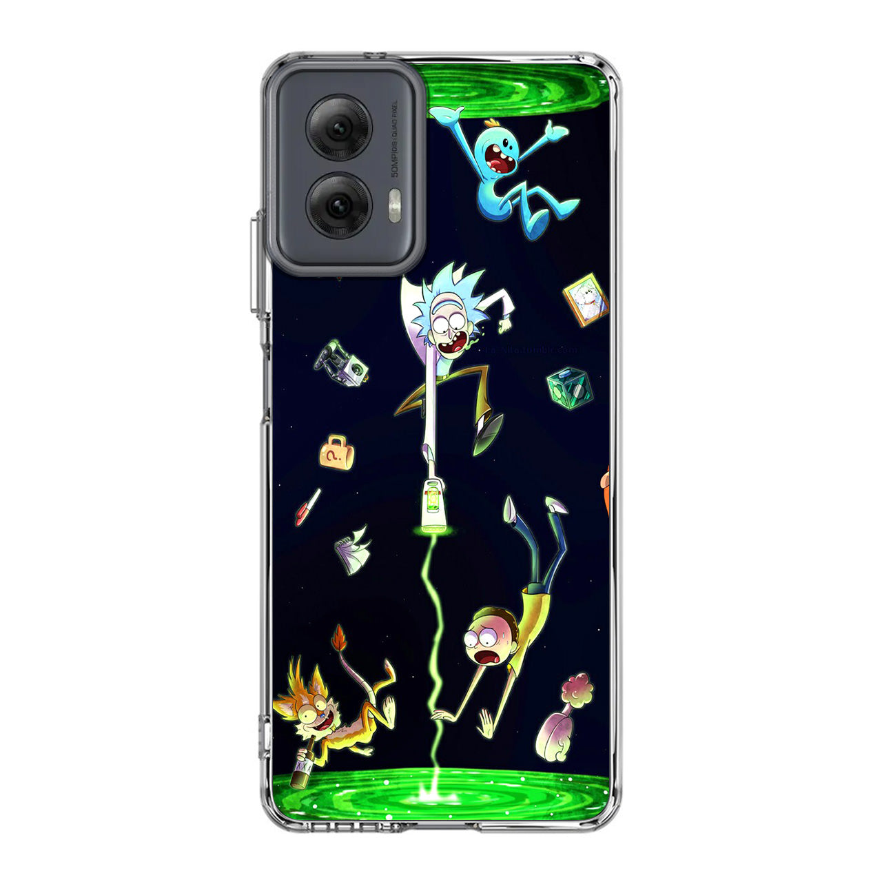Rick And Morty Portal Fall Motorola Moto G Power 5G 2024 Case