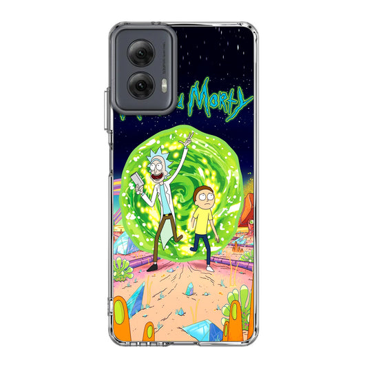 Rick And Morty Portal Gun Motorola Moto G Power 5G 2024 Case