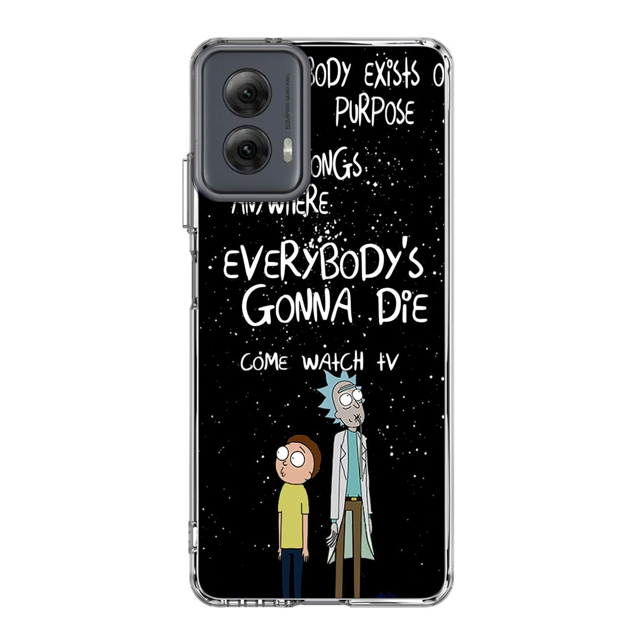 Rick And Morty Quotes Motorola Moto G Power 5G 2024 Case