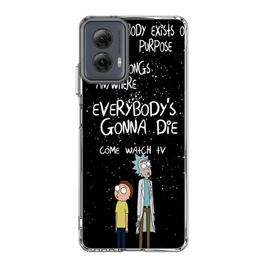 Rick And Morty Quotes Motorola Moto G Power 5G 2024 Case