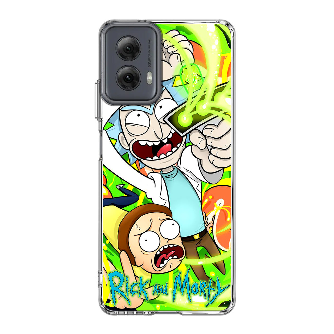 Rick And Morty Shoot Portal Gun Motorola Moto G Power 5G 2024 Case