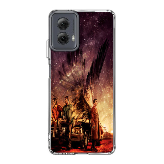 Supernatural Painting Art Motorola Moto G Power 5G 2024 Case