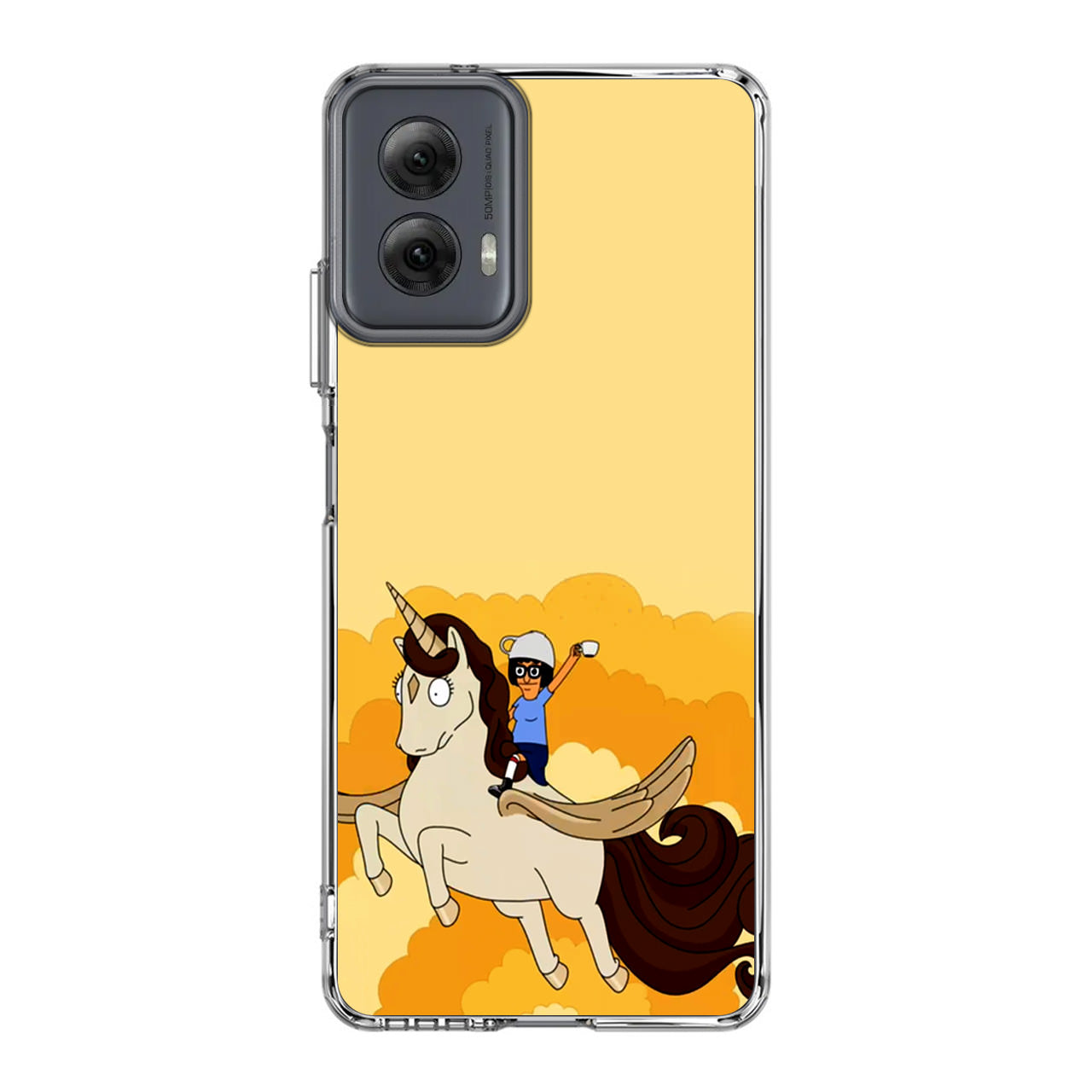 Tina Belcher And Unicorn Motorola Moto G Power 5G 2024 Case