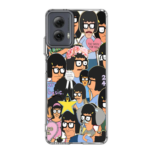 Tina Belcher Collage Motorola Moto G Power 5G 2024 Case