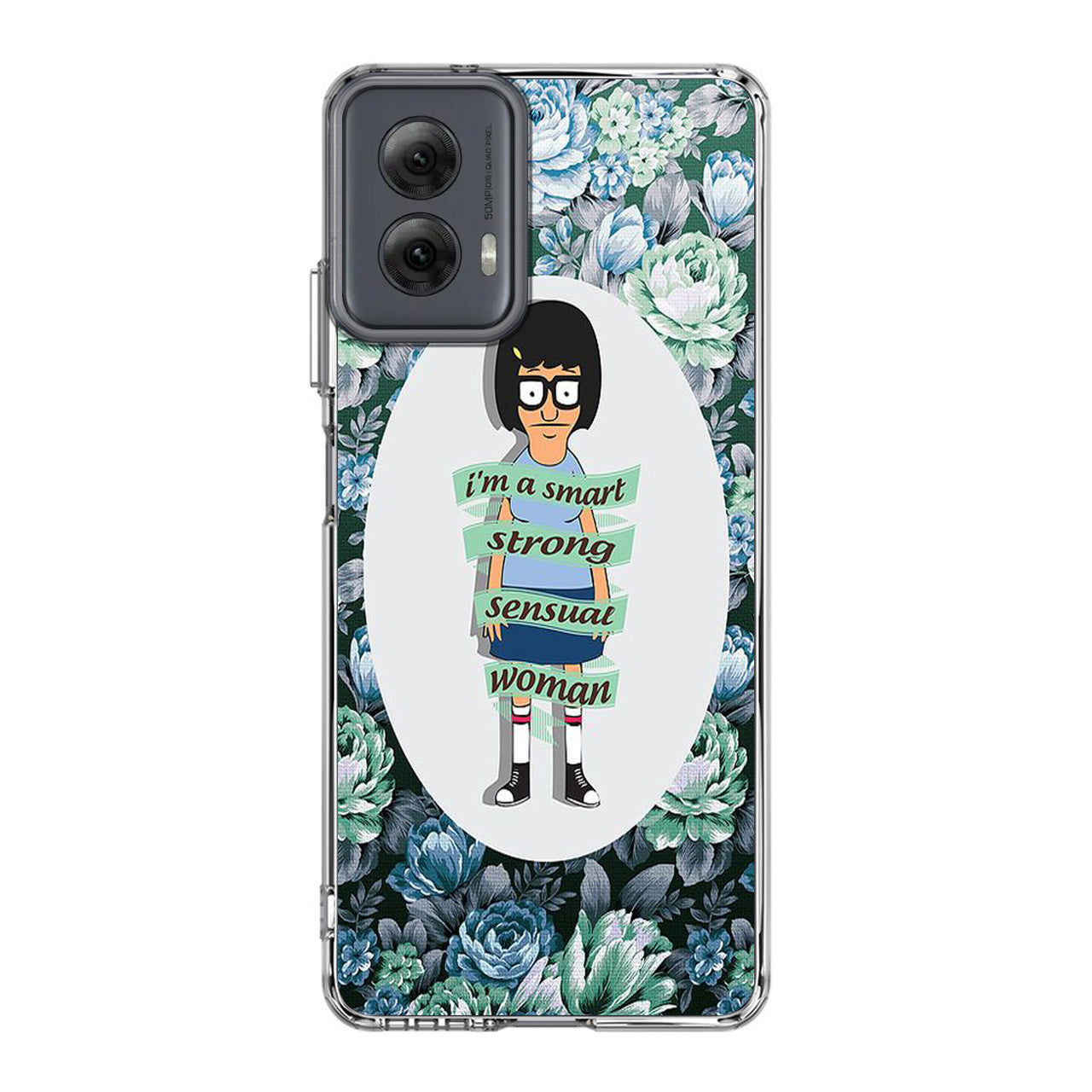 Tina Belcher Flower Woman Quotes Motorola Moto G Power 5G 2024 Case