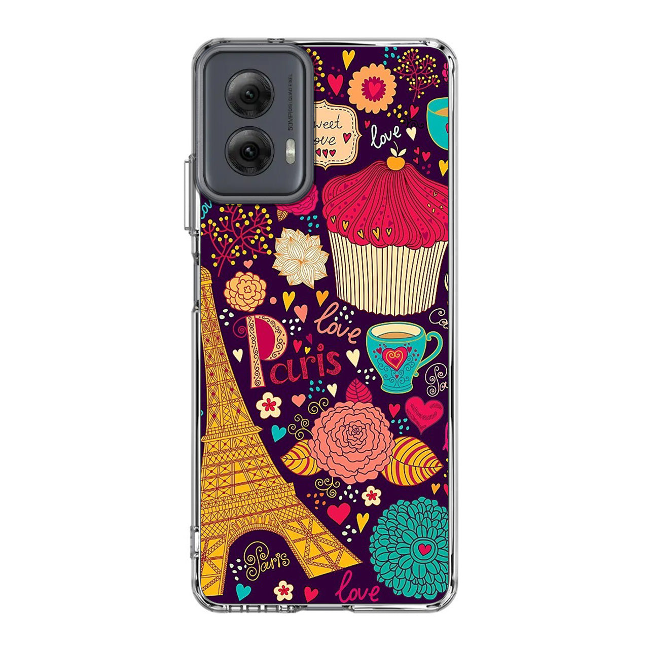 Vintage Love In Paris Motorola Moto G Power 5G 2024 Case