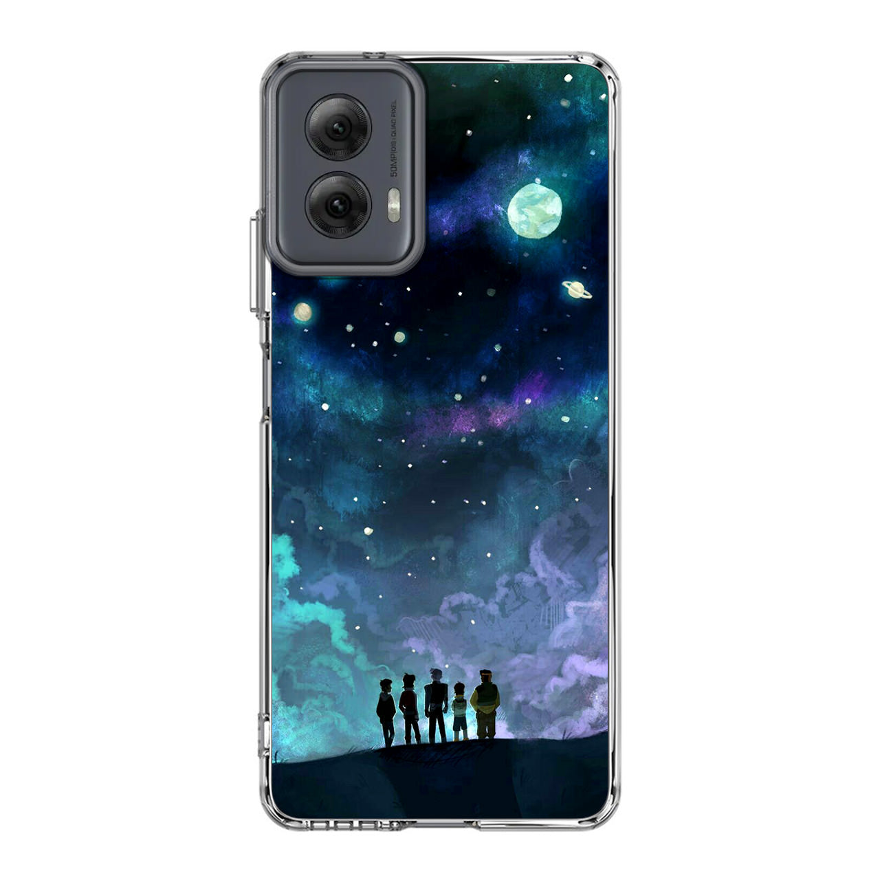 Voltron In Space Nebula Motorola Moto G Power 5G 2024 Case