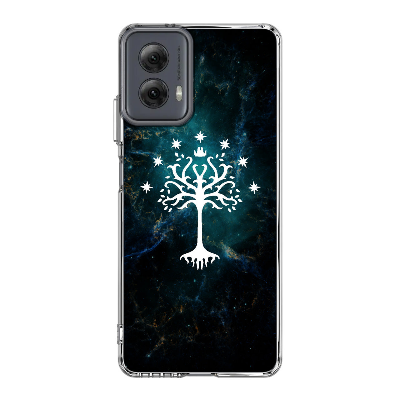 White Tree Of Gondor In Space Nebula Motorola Moto G Power 5G 2024 Case