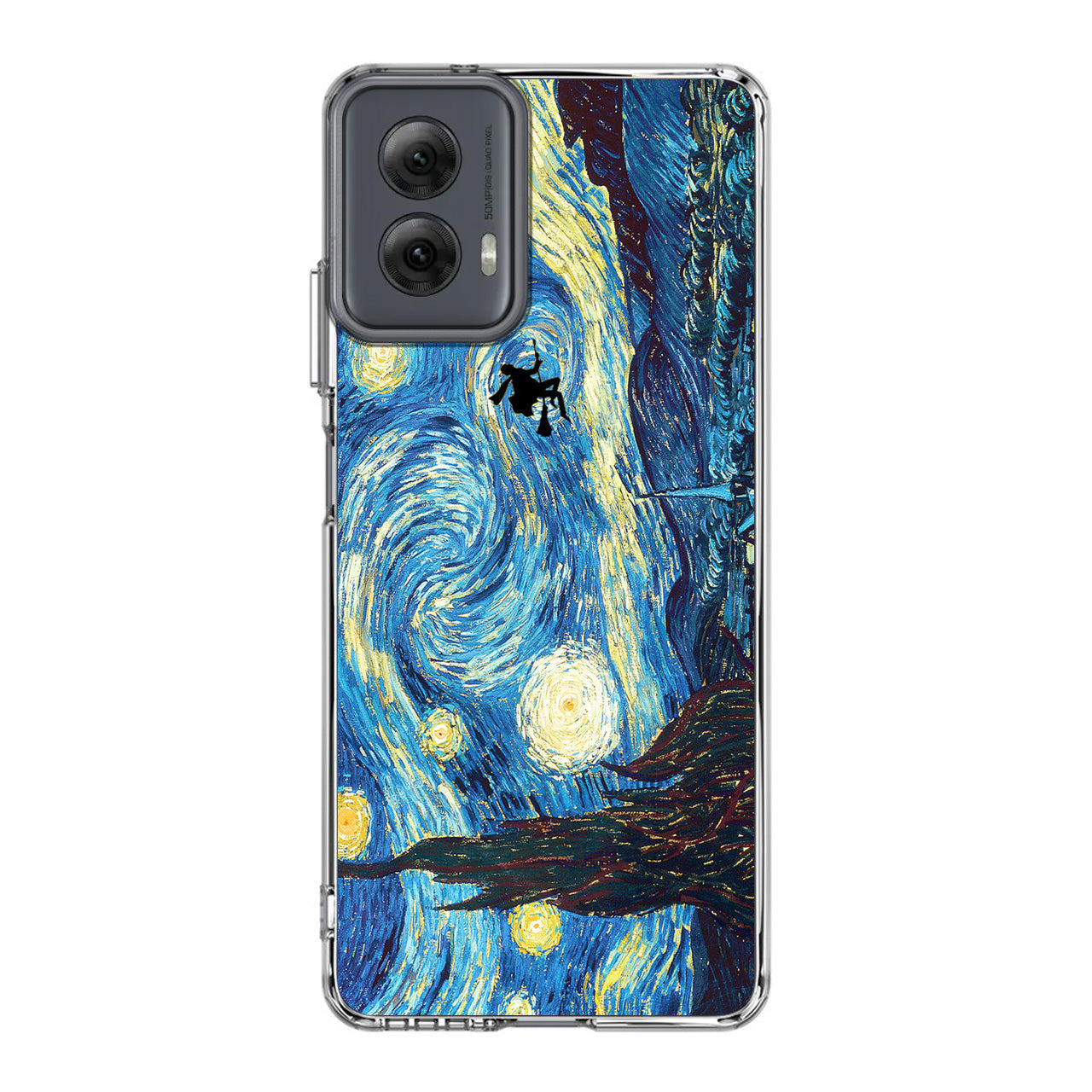 Witch Flying In Van Gogh Starry Night Motorola Moto G Power 5G 2024 Case