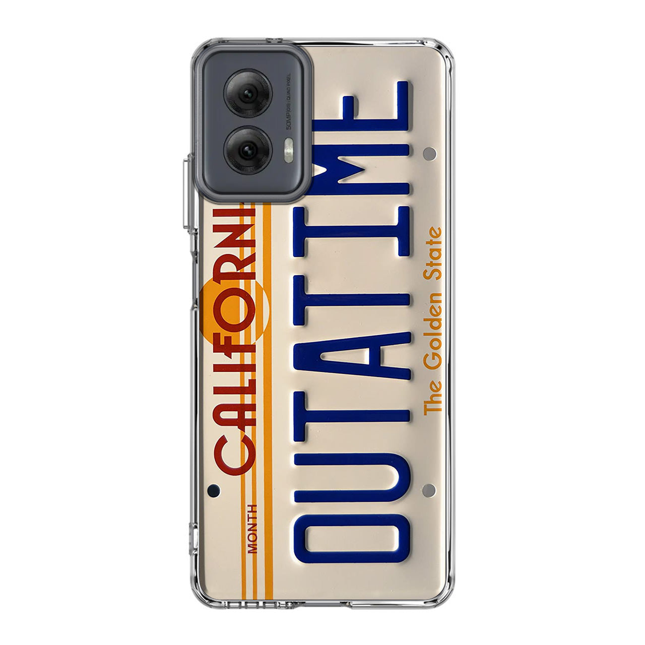 Back to the Future License Plate Outatime Motorola Moto G Power 5G 2024 Case