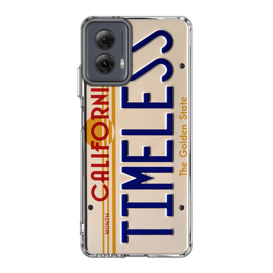 Back to the Future License Plate Timeless Motorola Moto G Power 5G 2024 Case