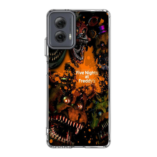 Five Nights at Freddy's Scary Motorola Moto G Power 5G 2024 Case
