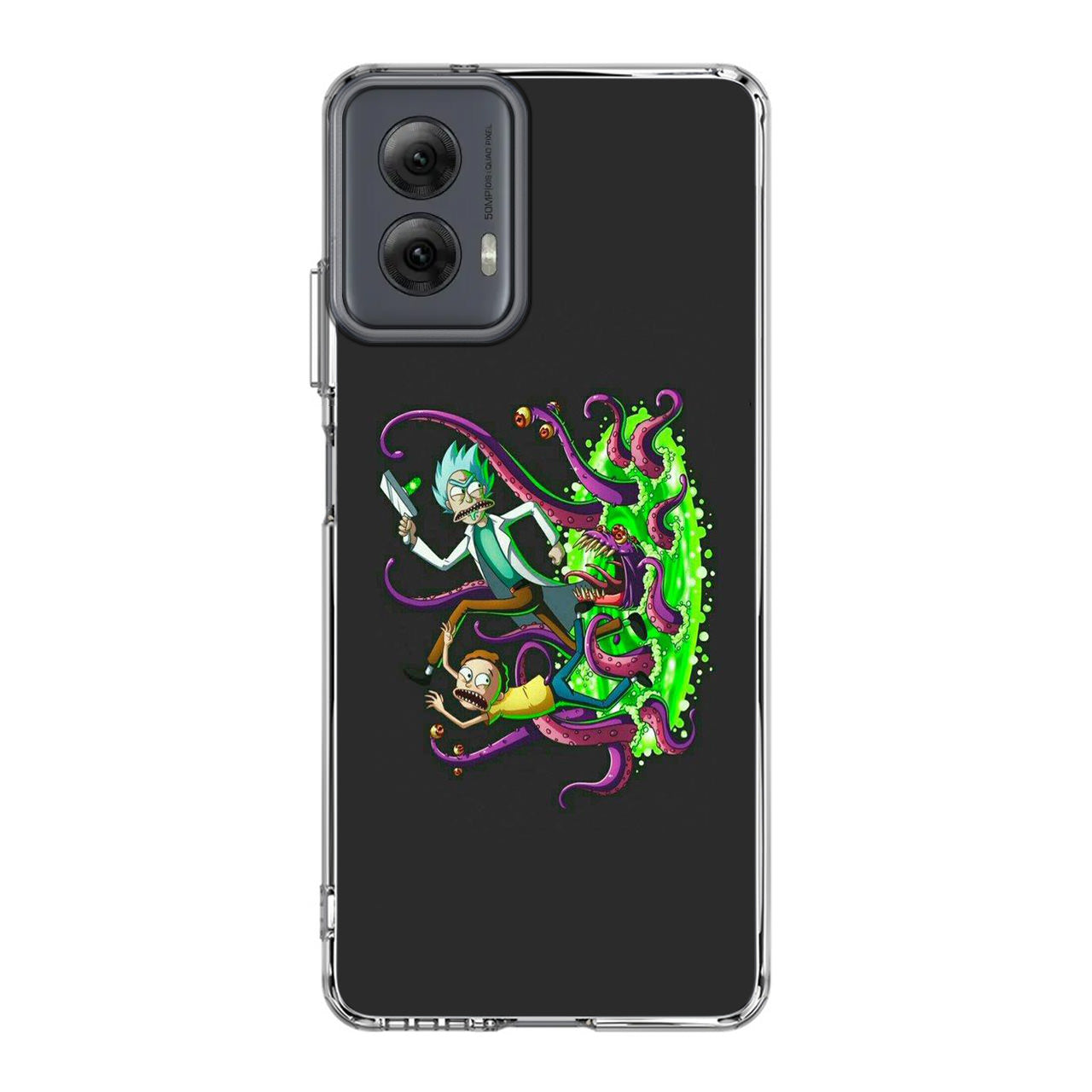 Rick And Morty Pass Through The Portal Motorola Moto G Power 5G 2024 Case