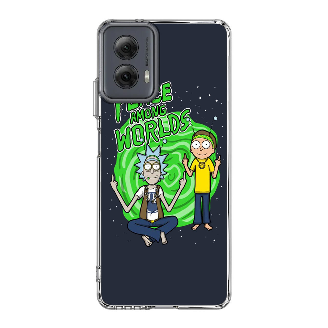 Rick And Morty Peace Among Worlds Motorola Moto G Power 5G 2024 Case