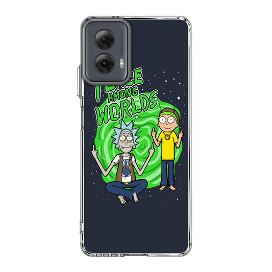 Rick And Morty Peace Among Worlds Motorola Moto G Power 5G 2024 Case