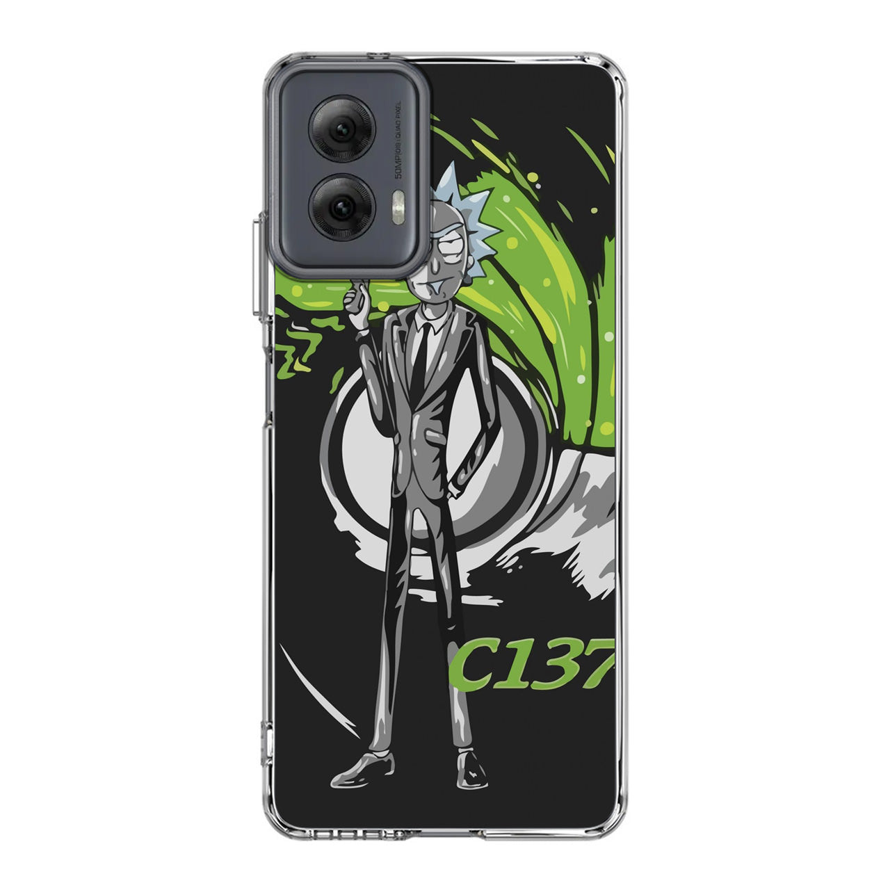 Rick Sanchez Agent C137 Motorola Moto G Power 5G 2024 Case