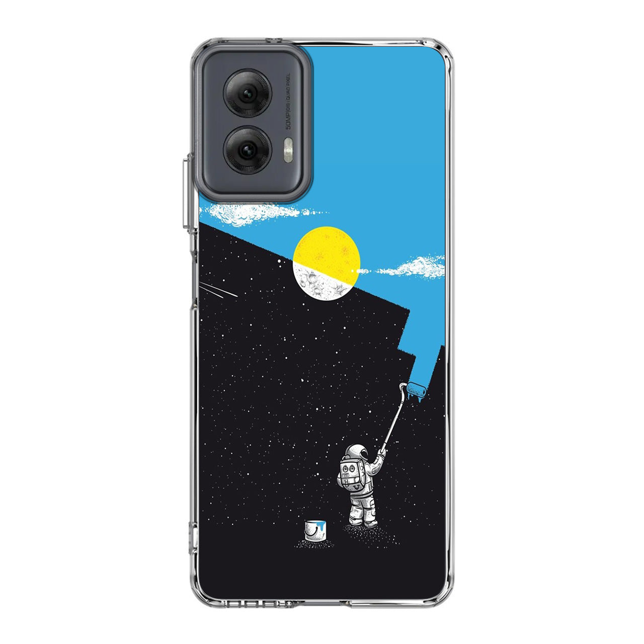 Space Paiting Day Motorola Moto G Power 5G 2024 Case