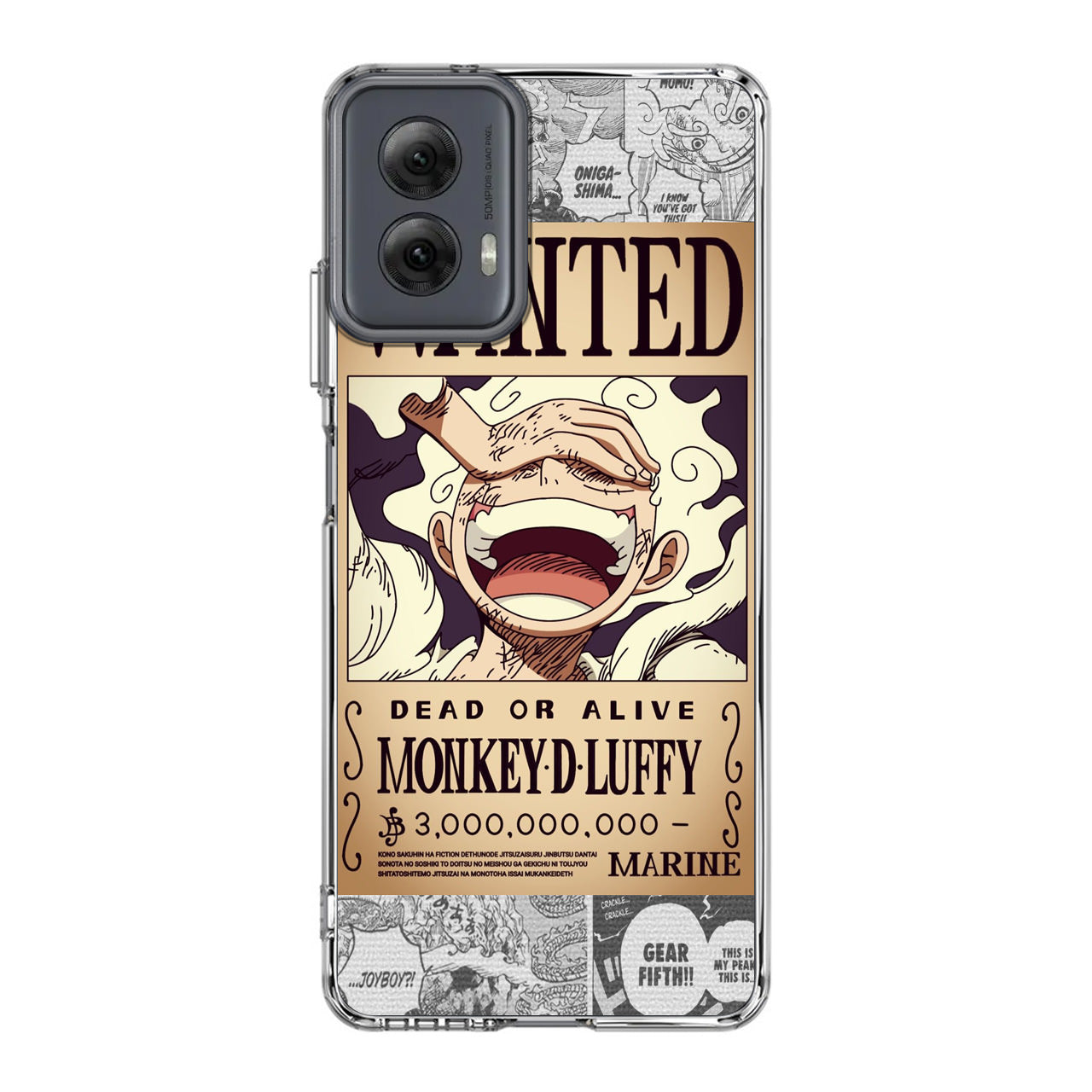 Gear 5 Wanted Poster Motorola Moto G Power 5G 2024 Case