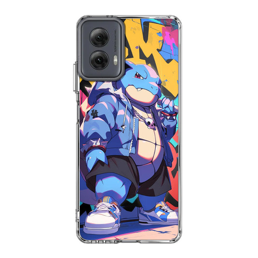 Blastoise Breaks The Block Motorola Moto G Power 5G 2024 Case