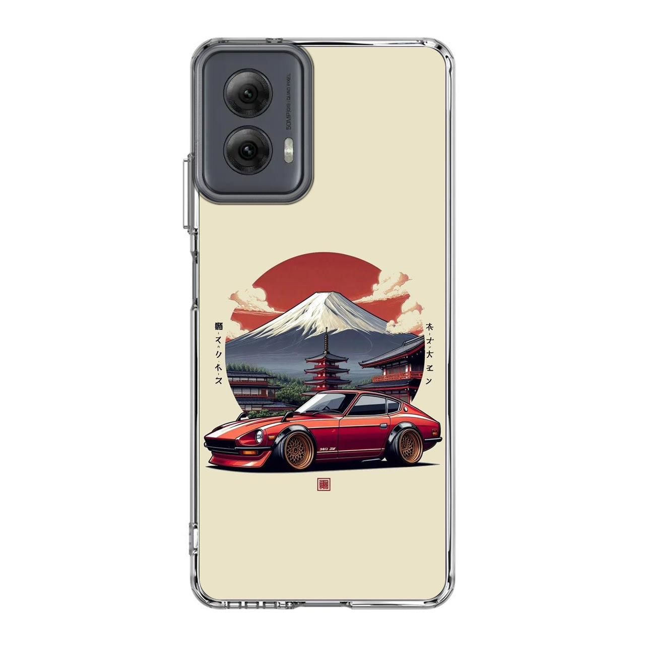 Fuji Fastback Racing the Rising Sun Motorola Moto G Power 5G 2024 Case