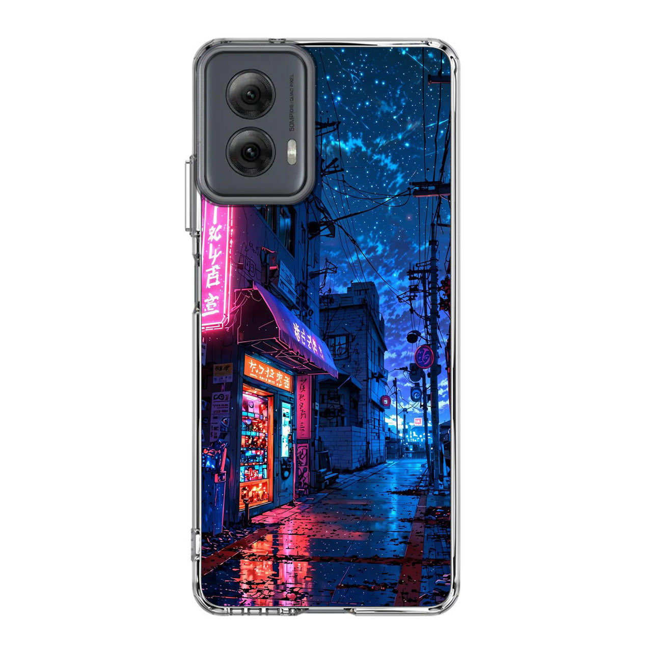 Japan Neon Reverie Motorola Moto G Power 5G 2024 Case