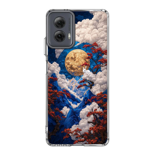 Moonlight Whispers Celestial Peaks Motorola Moto G Power 5G 2024 Case