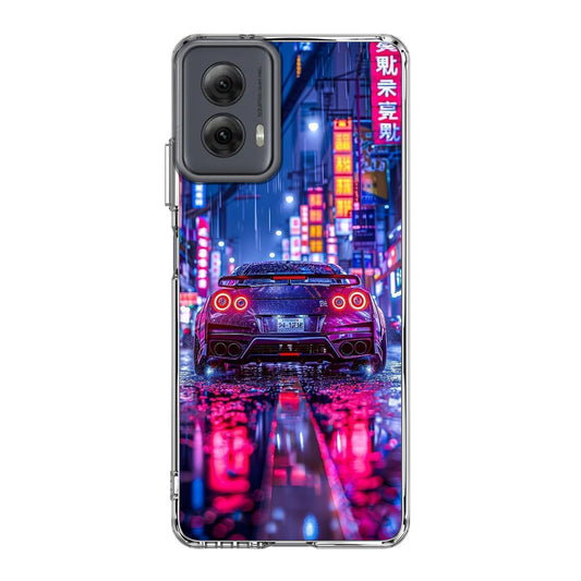 Neon Midnight Drift Tokyo Rain Motorola Moto G Power 5G 2024 Case