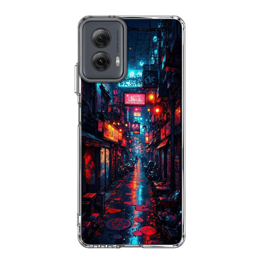 Neon Veins Of The Cyber City Motorola Moto G Power 5G 2024 Case