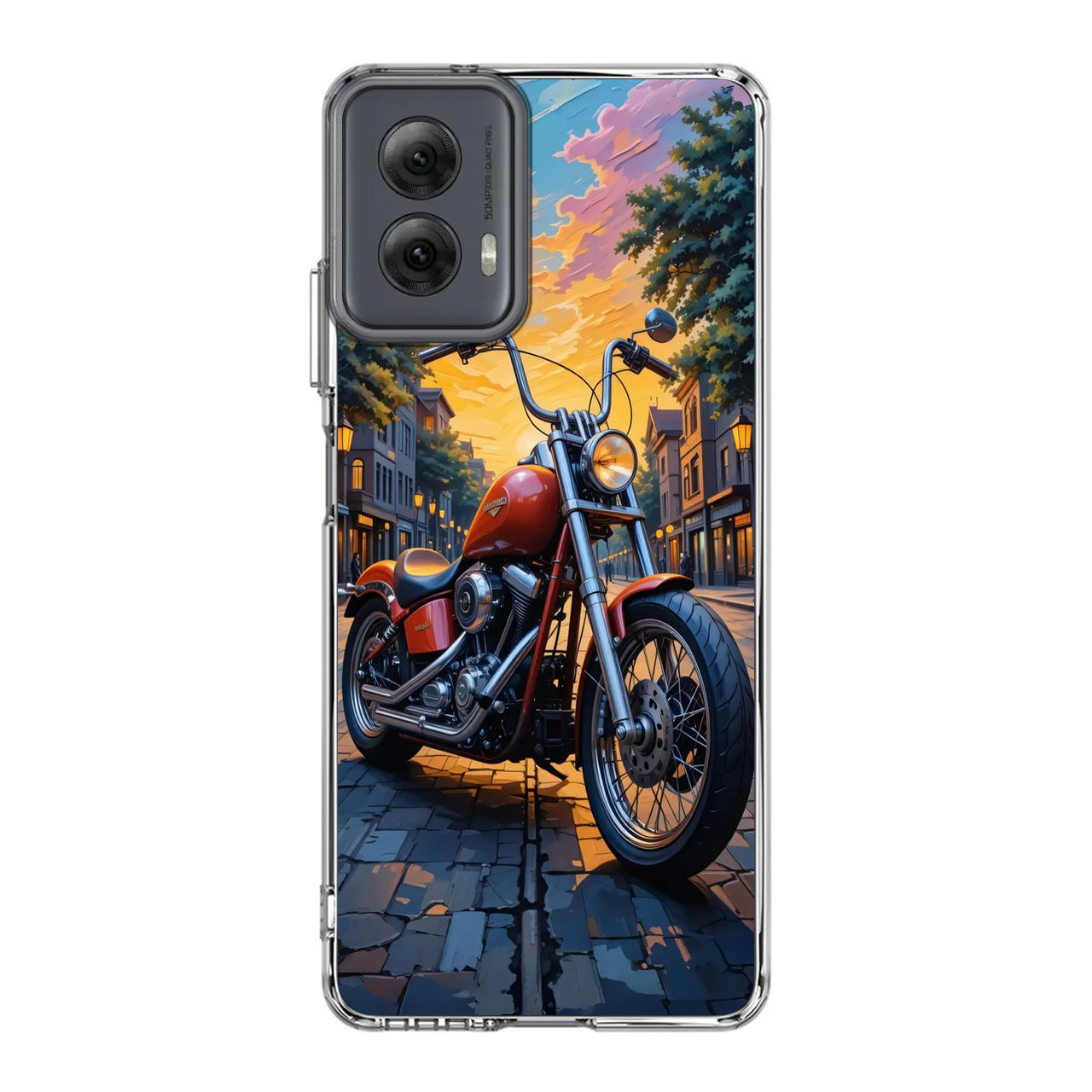 Sunset Thunder Ride Into the Glow Motorola Moto G Power 5G 2024 Case