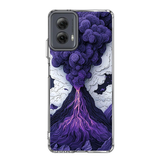 Violet Fury The Awakening Volcano Motorola Moto G Power 5G 2024 Case