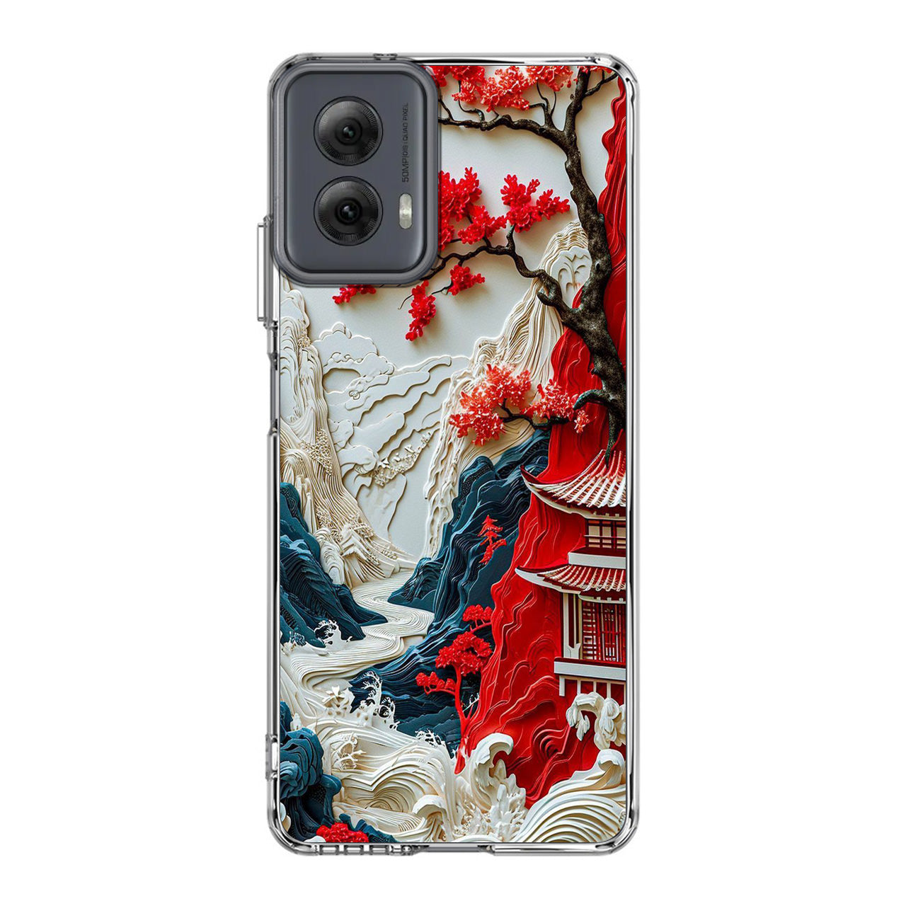 Whispers of the Crimson Zen Motorola Moto G Power 5G 2024 Case
