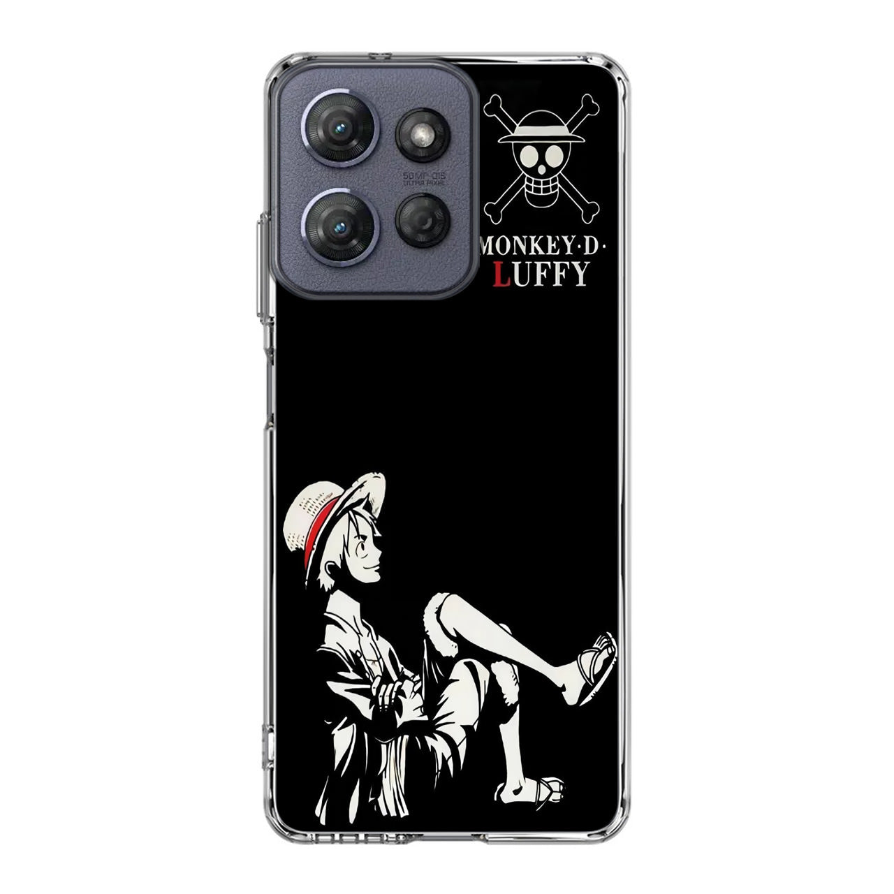 Monkey D Luffy Black And White Motorola Moto G Power 2025 Case