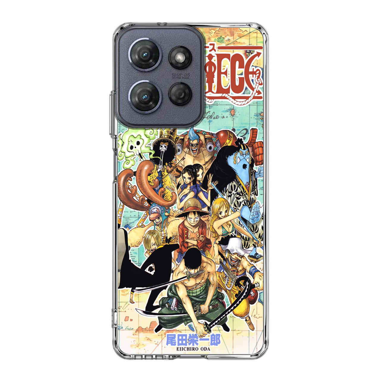 One Piece Comic Straw Hat Pirate Motorola Moto G Power 2025 Case