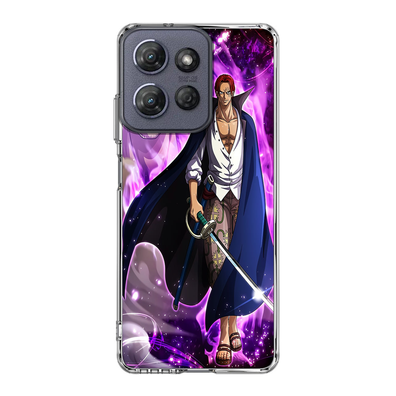 The Emperor Red Hair Shanks Motorola Moto G Power 2025 Case