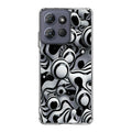 Abstract Art Black White Motorola Moto G Power 2025 Case