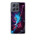 Abstract Purple Blue Art Motorola Moto G Power 2025 Case