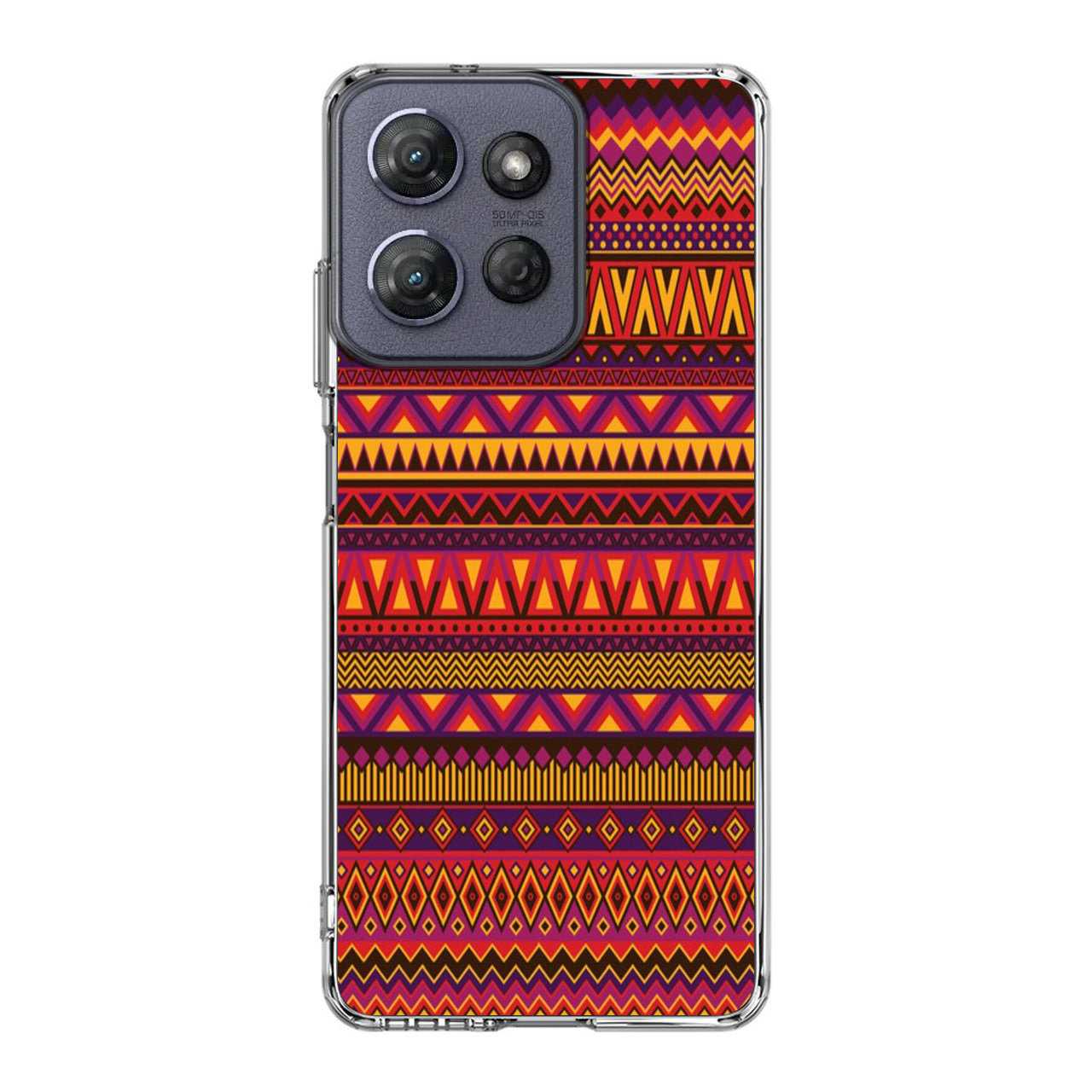 African Aztec Pattern Motorola Moto G Power 2025 Case