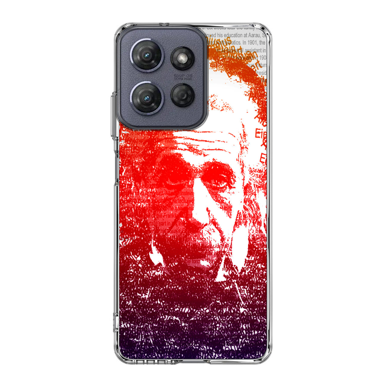 Albert Einstein Art Motorola Moto G Power 2025 Case