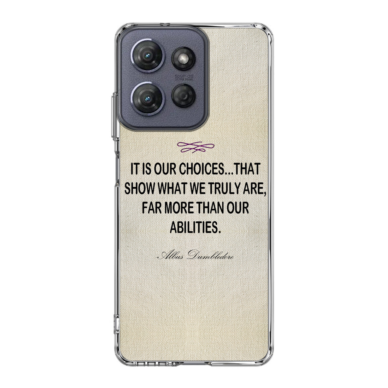 Albus Dumbledore Quote Motorola Moto G Power 2025 Case