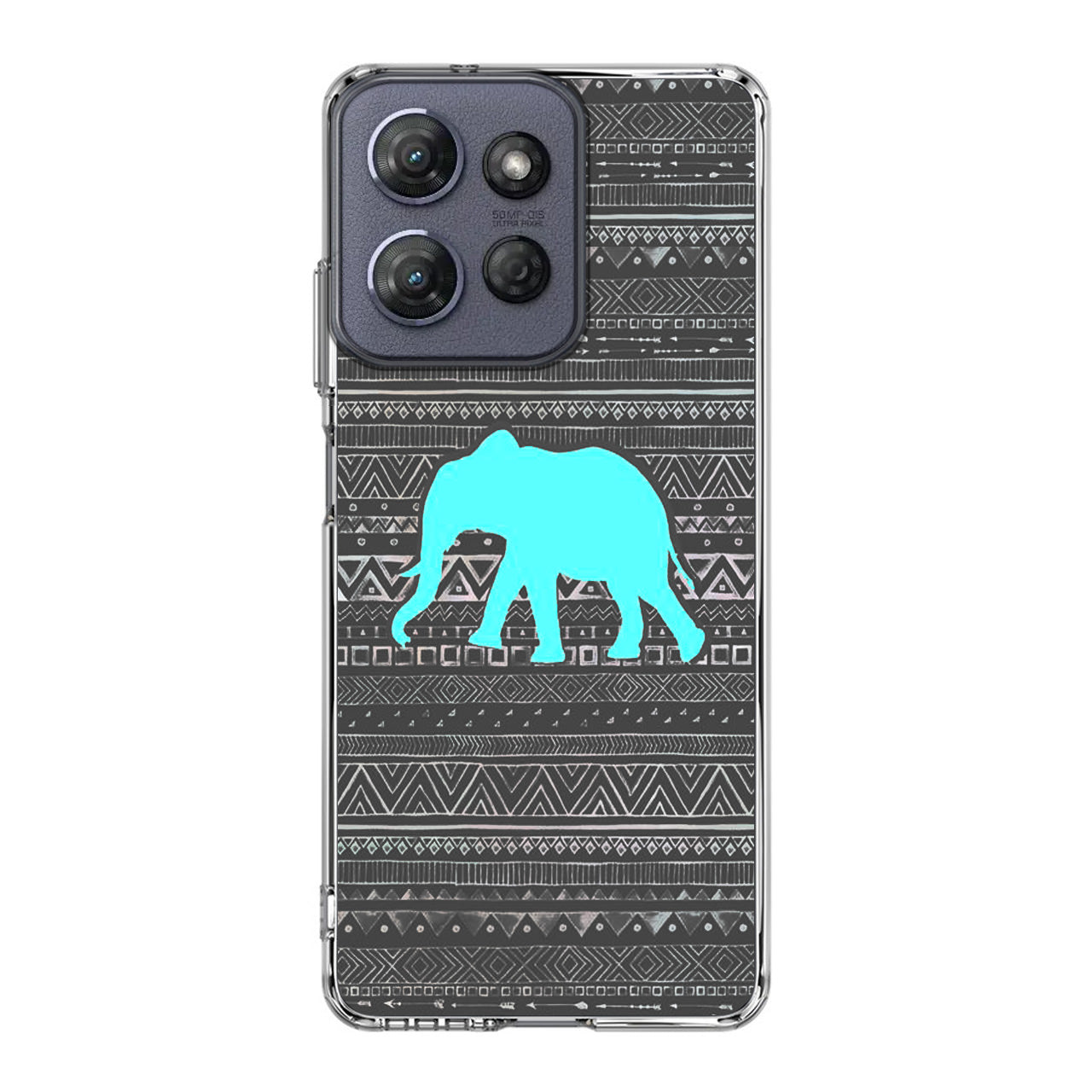 Aztec Elephant Turquoise Motorola Moto G Power 2025 Case