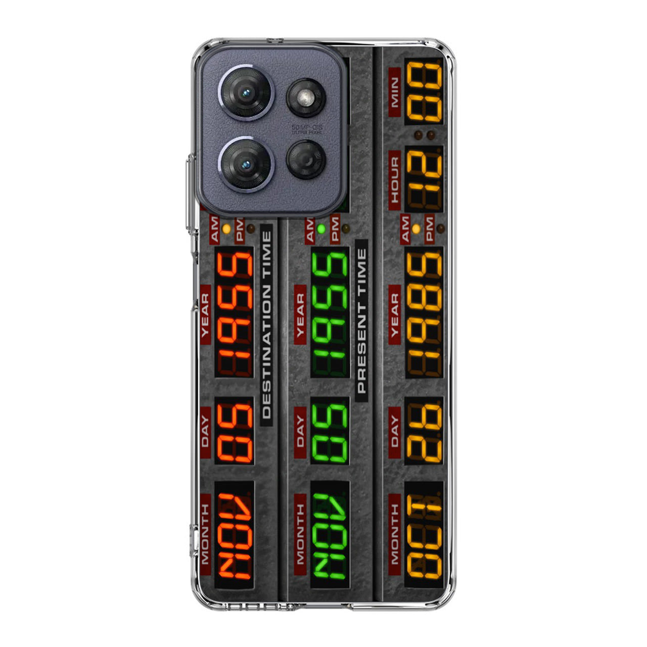 Back To The Future Time Circuits Motorola Moto G Power 2025 Case