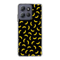 Bananas Fruit Pattern Black Motorola Moto G Power 2025 Case
