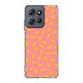 Bananas Fruit Pattern Pink Motorola Moto G Power 2025 Case